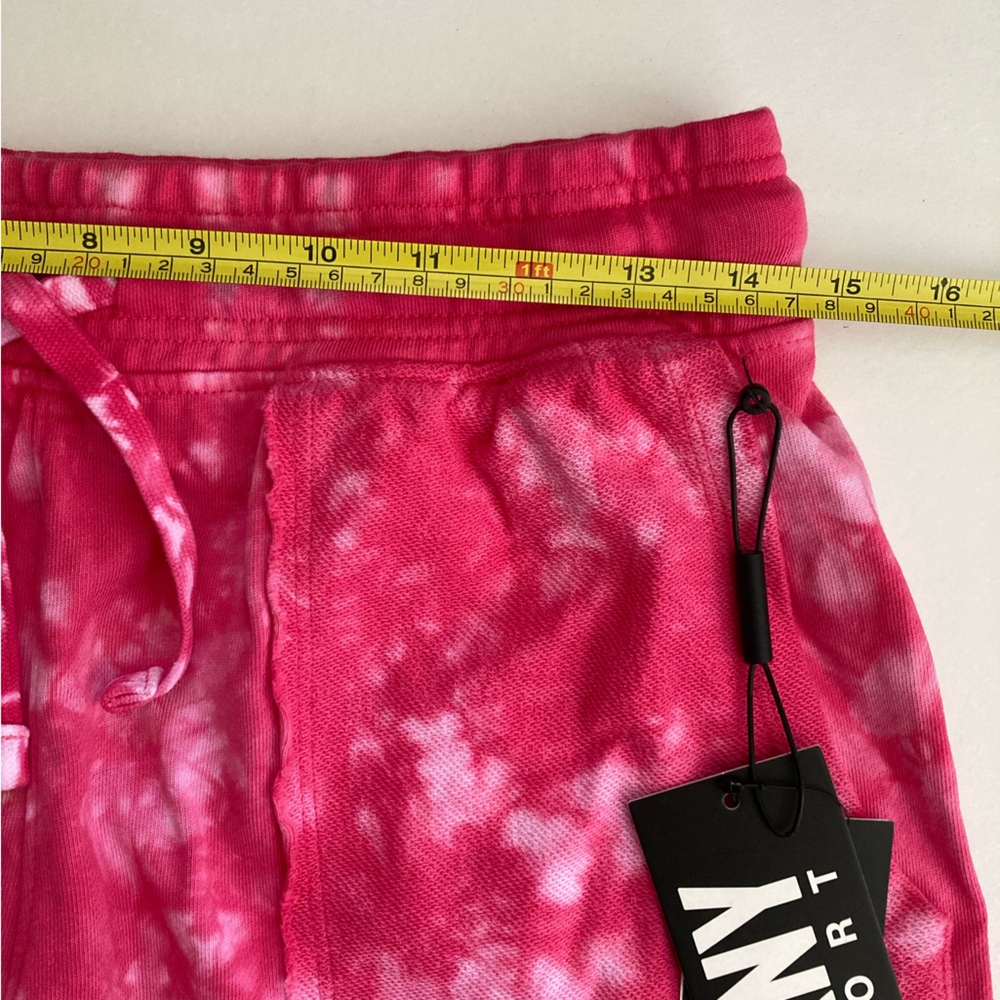 DKNY Sport | NWT Women’s Izu Pink Tie Dye Shorts - Picture 6 of 7